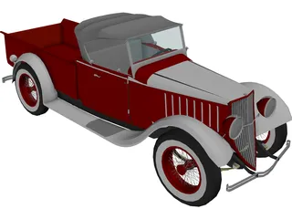 Ford Pickup 3D Model preview