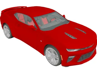 Chevrolet Camaro SS (2016) 3D Model preview
