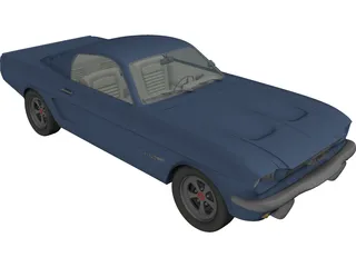 Ford Mustang (1966) 3D Model preview