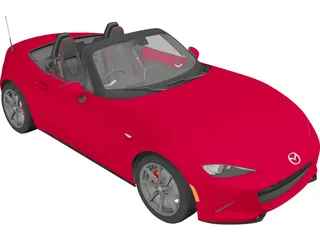 Mazda MX-5 ND (2015) 3D Model preview