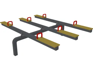 Teeter Totter 3D Model preview