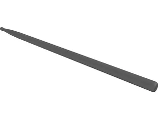 Drumstick Vater5A 3D Model preview