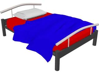 Bed 3D Model preview