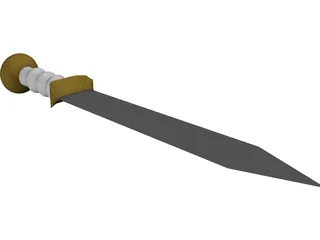 Roman Sword 3D Model preview