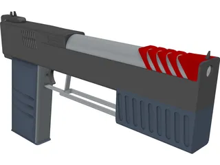 AZ-Waffe 3D Model preview