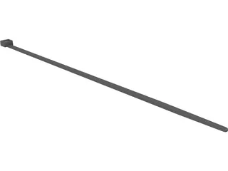 Tie Wrap 3D Model preview