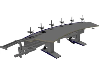 Raised 10cm Clean 3D Model preview