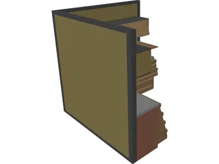 Complete Office Module 3D Model preview
