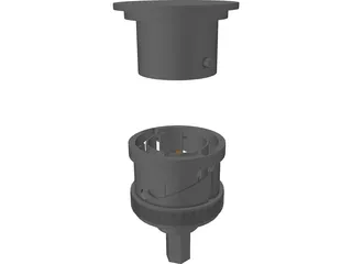 BNC Connectors 3D Model preview