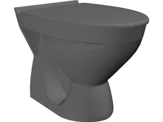 Toilet 3D Model preview