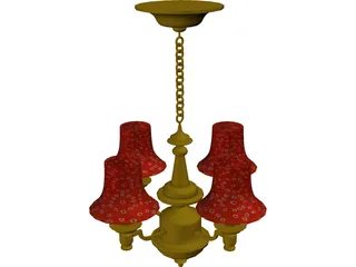 Ceiling Lamp 3D Model preview
