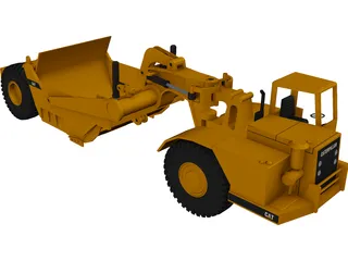 Caterpillar Grader 3D Model preview