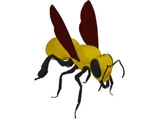 Bee 3D Model preview