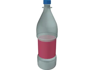 Water Bottle 3D Model preview