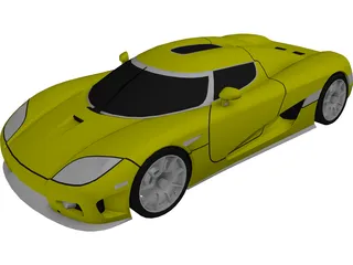 Koenigsegg CCX 3D Model preview