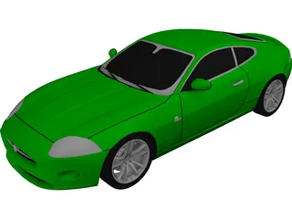 Jaguar XK 3D Model preview