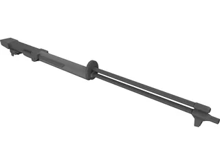 M1 Garand Barrel 3D Model preview