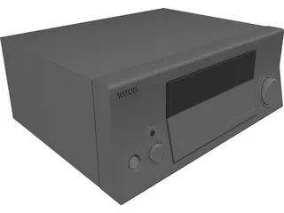 Yamaha Amplifier 3D Model preview