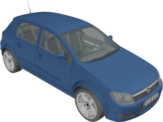 Opel Astra 3D Model preview