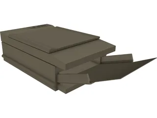 Laser Copy Machine 3D Model preview
