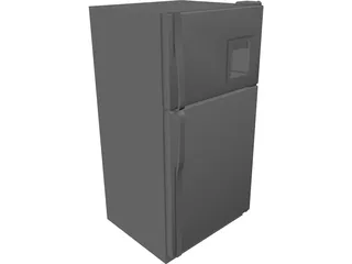 Refrigerator GE 3D Model preview