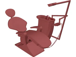 Dental Chair 3D Model preview