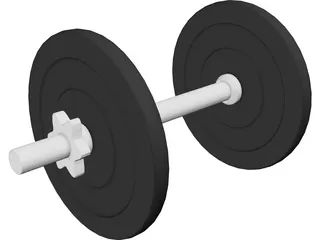 Dumbell 3D Model preview