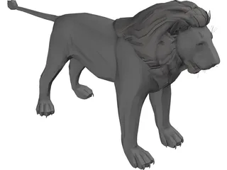 Lion 3D Model preview