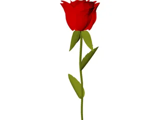 Rose 3D Model preview