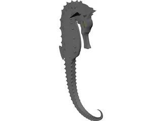 Hippocampe 3D Model preview