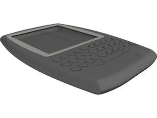 BlackBerry PDA 3D Model preview