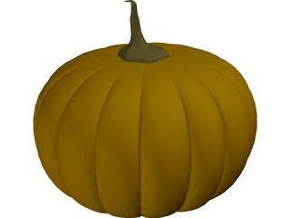 Pumpkin 3D Model preview