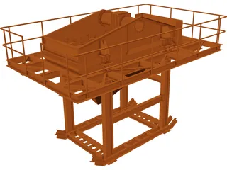 De-Watering Sandscreen 3D Model preview