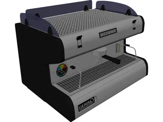 Espresso Bar 3D Model preview