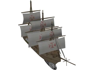 Barco 3D Model preview