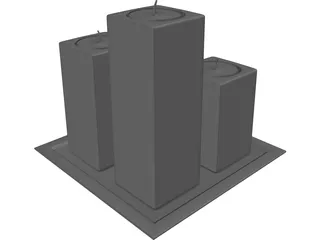Candlestick 3D Model preview