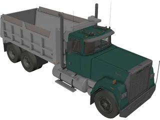Mack Dumpster 3D Model preview