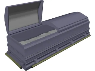 Coffin 3D Model preview