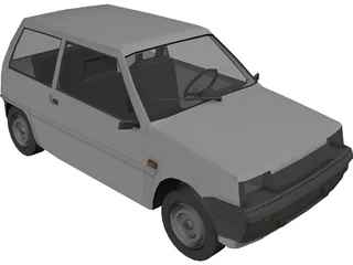 VAZ 1111 Oka 3D Model preview
