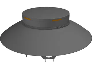 UFO (The Invaders) 3D Model preview