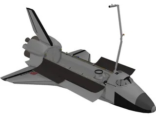 Space Shuttle Discovery 3D Model preview