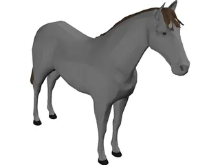 Horse 3D Model preview