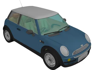 Mini Cooper 3D Model preview