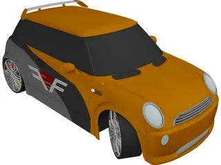 Mini Cooper [Tuned] 3D Model preview