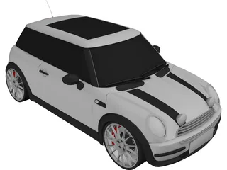 Mini Cooper [Tuned] 3D Model preview