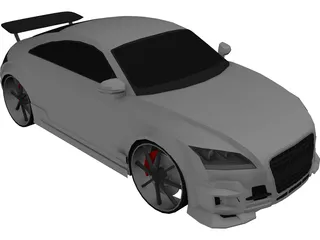 Audi TT Quattro [Tuned] 3D Model preview