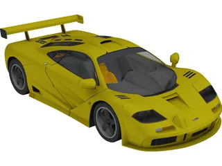 McLaren F1 LM 3D Model preview