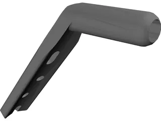 Perthrocantheric Bone Plate 3D Model preview