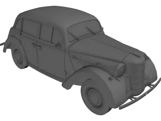 AZLK/Moskvitsch 400 3D Model preview