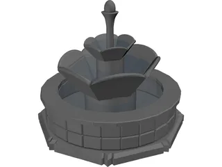 Fountain 3D Model preview